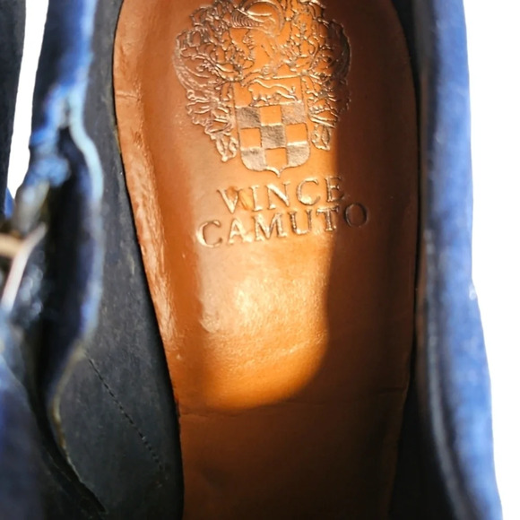 Vince Camuto Navy platform bootie ankle boot Elvin size 9.5 - Picture 5 of 7